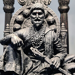 Buy Shri Chhatrapati Shivaji Maharaj Meghdambari Statue - 6 Inches ...