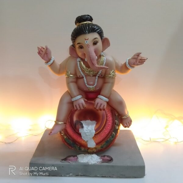 Designer Haandi Bal Ganesha Idol – 18 Inches