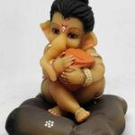 Bal Ganesh Cuddling Modak - 3.5 Inches