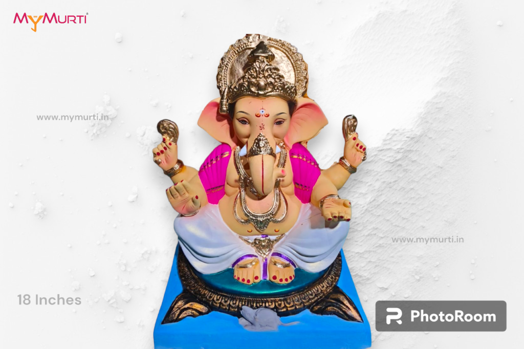 My Designer Titwala Ganesh Murti - 18 Inches - MyMurti