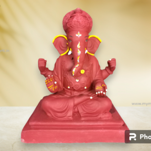 Plant Red Soil Ganesh Murti 18 Inches