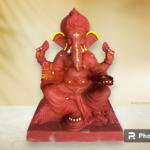 Plant Red Soil Ganesh Murti 18 Inches