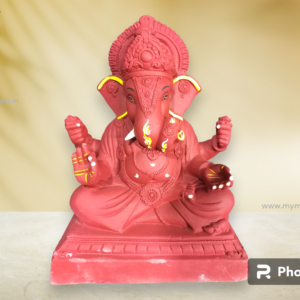 Plant Red Soil Ganesh Murti 18 Inches