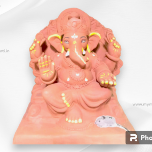 Plant Red Soil Ganesh Murti 12 Inches