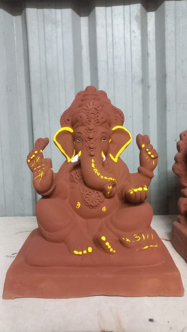 My Green Tulshibagh Style Ganesh Murti – 12 Inches